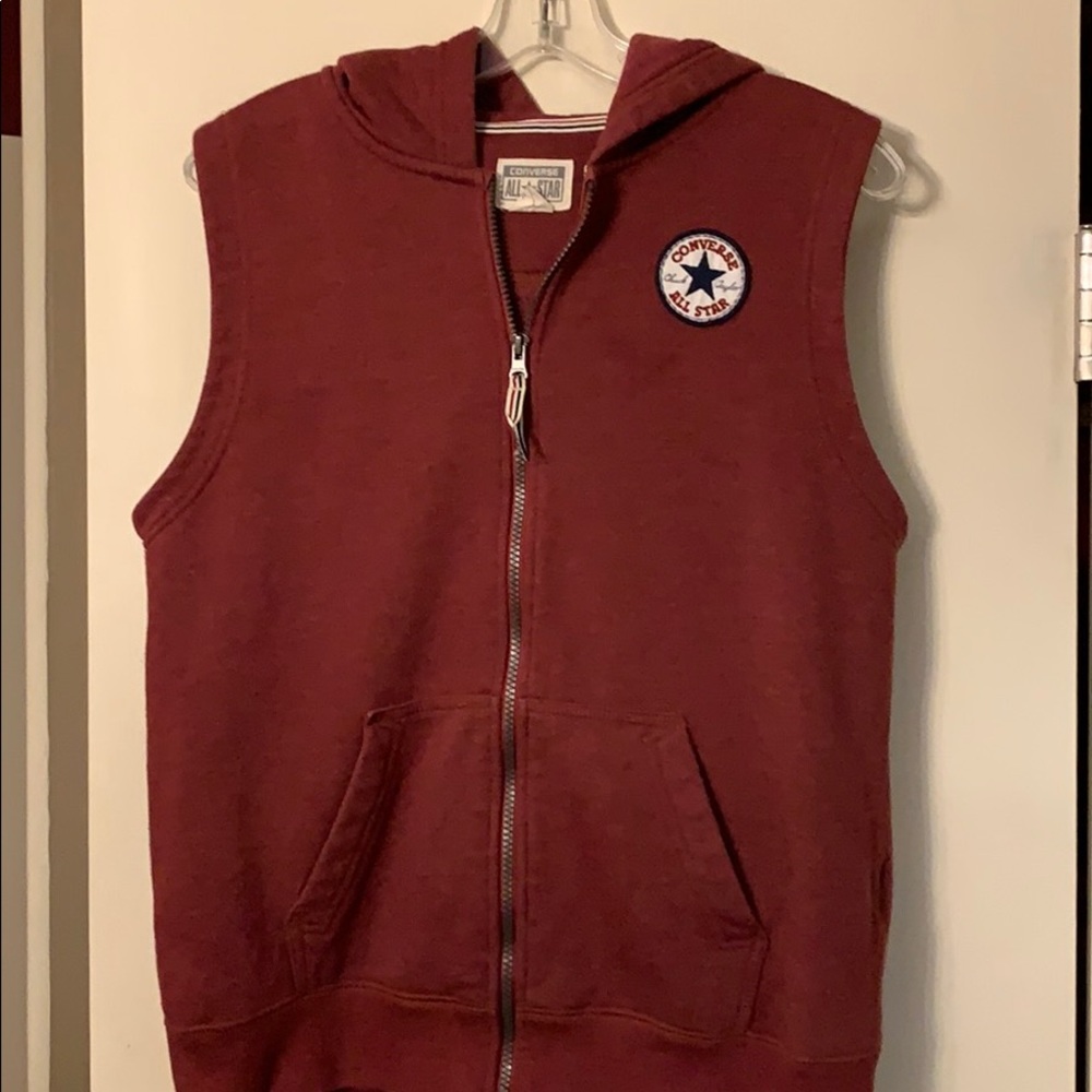 Converse sleeveless hoodie